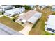 Aerial view of a manufactured home in a community at 36900 Grace Ave, Zephyrhills, FL 33542