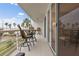 Spacious balcony with outdoor seating, offering scenic views at 5701 Bahia Del Mar Cir # 306, St Petersburg, FL 33715