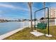 Enjoy the waterfront view from this relaxing swing at 6025 Shore S Blvd # 311, Gulfport, FL 33707