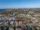 Aerial view of a single-Gathering home, situated near the water at 811 Camellia Ave, Ellenton, FL 34222