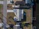House with canal-side lot, aerial view at 811 Camellia Ave, Ellenton, FL 34222