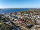 Aerial view showing a house's location by the water at 811 Camellia Ave, Ellenton, FL 34222