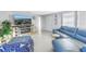 Living room with sectional sofa and fireplace at 811 Camellia Ave, Ellenton, FL 34222