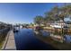 View of canal with private dock and boats at 811 Camellia Ave, Ellenton, FL 34222