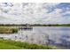 Serene lake view with a peaceful dock at 2043 Denmark St # 57, Clearwater, FL 33763