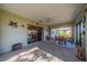 Sunroom with access to backyard and patio at 1207 Bluewater Dr, Sun City Center, FL 33573