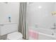 Clean bathroom with shower/tub combo at 12200 Vonn Rd # 1106, Largo, FL 33774