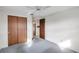Simple bedroom with double door closet and carpet flooring at 12400 Park Blvd # 118, Seminole, FL 33772