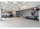 Spacious garage with room for golf cart and storage at 13513 White Sapphire Rd, Riverview, FL 33579