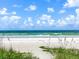 Stunning view of a beautiful sandy beach and ocean at 1600 Gulf Blvd # 213, Clearwater Beach, FL 33767