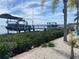 Private covered boat dock offering direct water access at 1643 Sea Breeze Dr, Tarpon Springs, FL 34689