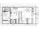 Two-story home floor plan showcasing three bedrooms, kitchen, and multiple bathrooms at 18077 3Rd St, Redington Shores, FL 33708