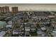 Wide aerial view of the home and surrounding neighborhood, close to the beach at 18077 3Rd St, Redington Shores, FL 33708