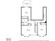 Upper floor plan showing bedroom, bath, and Gathering room at 19387 Hidden Oaks Dr, Brooksville, FL 34604