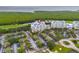 Condo building location shown from above, near water at 2333 Feather Sound Dr # A511, Clearwater, FL 33762