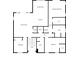 Two-story home floorplan with 3 bedrooms, 2 baths, and a spacious living area at 3431 Palometa Dr, Hernando Beach, FL 34607