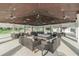 Relaxing community gazebo with comfortable seating at 34432 Wynthorne Pl, Wesley Chapel, FL 33545