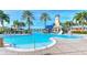 Resort-style pool with lighthouse and waterslide at 406 Manns Harbor Dr, Apollo Beach, FL 33572
