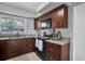Updated kitchen with granite countertops and modern appliances at 5084 42Nd S St, St Petersburg, FL 33711