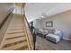 Stairs leading to the second floor living area at 8844 Christie Dr, Largo, FL 33771