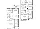 Two-story home floor plan with 5 bedrooms and 3 bathrooms at 17279 Whiskey Creek Trl, Parrish, FL 34219