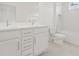 Clean bathroom features double sinks and a bathtub at 2506 W Cleveland St # 18, Tampa, FL 33609