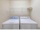 Laundry room with side-by-side washer and dryer at 26519 Castleview Way, Wesley Chapel, FL 33544