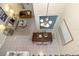 Overhead view of a bright dining area with adjacent living room at 2736 Haverhill Ct # 2736, Clearwater, FL 33761