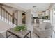 Living room with kitchen view and a staircase at 2736 Haverhill Ct # 2736, Clearwater, FL 33761