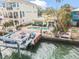 Aerial view of home with pool and boat dock at 316 16Th Ave, Indian Rocks Beach, FL 33785