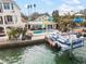 Home with private pool and dock at 316 16Th Ave, Indian Rocks Beach, FL 33785
