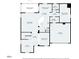 Single-story home floor plan; open layout and attached garage at 3238 Mela Ct, Holiday, FL 34691