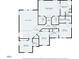 Two-story home floor plan; features multiple bedrooms and bathrooms at 3238 Mela Ct, Holiday, FL 34691