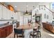 Open concept kitchen with large island and breakfast bar seating at 3238 Mela Ct, Holiday, FL 34691