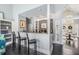 Community kitchen with breakfast bar, appliances, and cabinets at 3270 Haviland Ct # 304, Palm Harbor, FL 34684