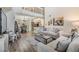 Open living area with high ceilings, and kitchen view at 3270 Haviland Ct # 304, Palm Harbor, FL 34684