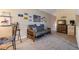 Cozy loft with a comfortable sofa and media center at 3270 Haviland Ct # 304, Palm Harbor, FL 34684