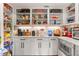 Well-organized pantry with ample shelving for storage at 5906 N Kenneth Ave, Tampa, FL 33604