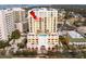 Building exterior with pool and surrounding area at 628 Cleveland St # 1201, Clearwater, FL 33755