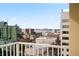 Stunning city skyline view from a balcony at 628 Cleveland St # 1201, Clearwater, FL 33755