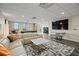 Relaxing common area with large TV and seating at 628 Cleveland St # 1201, Clearwater, FL 33755