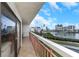 Spacious balcony boasting scenic waterfront views at 7893 Sailboat Key S Blvd # 304, South Pasadena, FL 33707