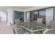 Outdoor patio with table and chairs at 7893 Sailboat Key S Blvd # 304, South Pasadena, FL 33707