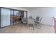 Private balcony with outdoor furniture at 7893 Sailboat Key S Blvd # 304, South Pasadena, FL 33707