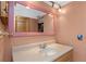 Bathroom vanity with sink and mirror at 7893 Sailboat Key S Blvd # 304, South Pasadena, FL 33707