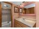 Updated bathroom with shower and vanity at 7893 Sailboat Key S Blvd # 304, South Pasadena, FL 33707