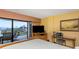 Bedroom with a desk and water views at 7893 Sailboat Key S Blvd # 304, South Pasadena, FL 33707