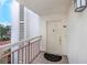 Condo entry with private balcony and door at 7893 Sailboat Key S Blvd # 304, South Pasadena, FL 33707