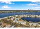 Community overview showcasing waterfront property and amenities at 107 Seahorse Se Dr # A, St Petersburg, FL 33705