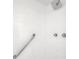 Walk-in shower with grab bars for accessibility at 107 Seahorse Se Dr # A, St Petersburg, FL 33705